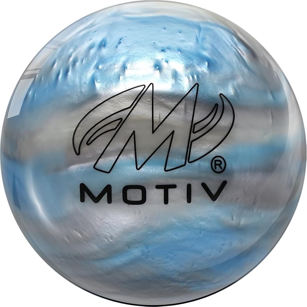 MOTIV Aspire - Sky/Silver/White Bowling Ball, Spare Ball, Straight Ball, Available in 8-15 Pounds (9, Pounds)