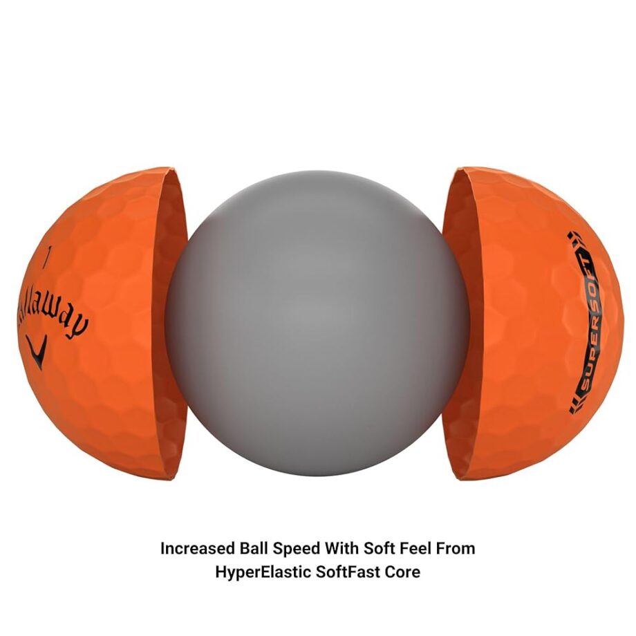 Callaway Golf Supersoft Golf Balls (2023 Version, Orange)