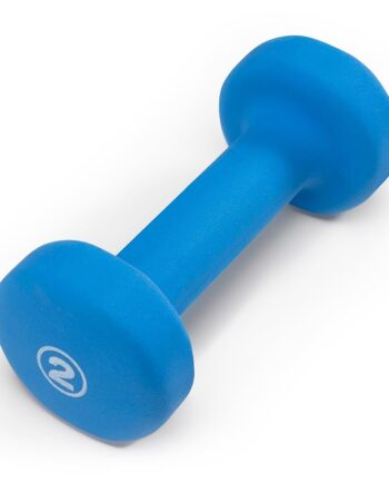 Marcy Neoprene Dumbbell, Single Piece, 2-lb, Azure