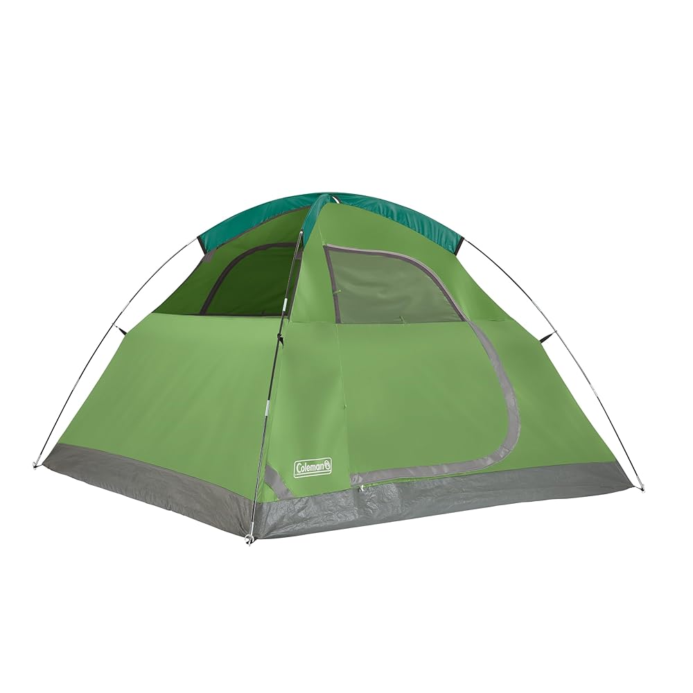 Coleman Sundome Camping Tent with Rainfly, 2/3/4/6 Person Tent Sets Up in 10 Mins, Weatherproof Shelter for Camping, Festivals, Backyard, Sleepovers, & More