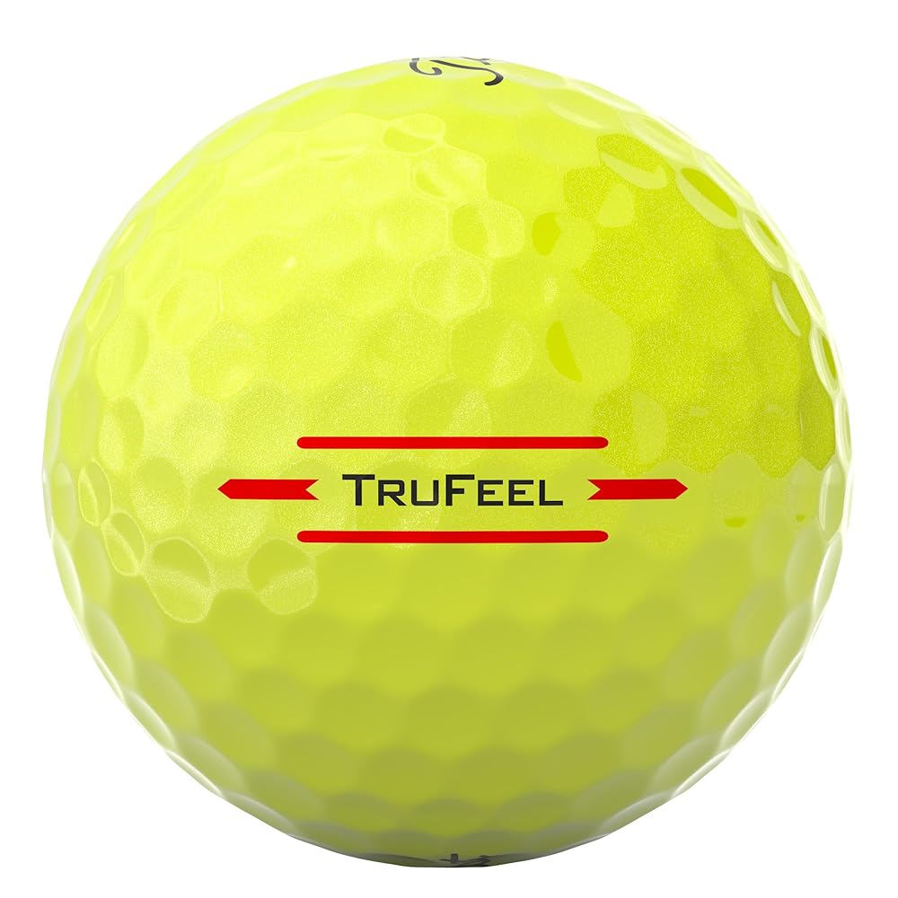 Titleist TruFeel Golf Balls, Yellow (One Dozen)