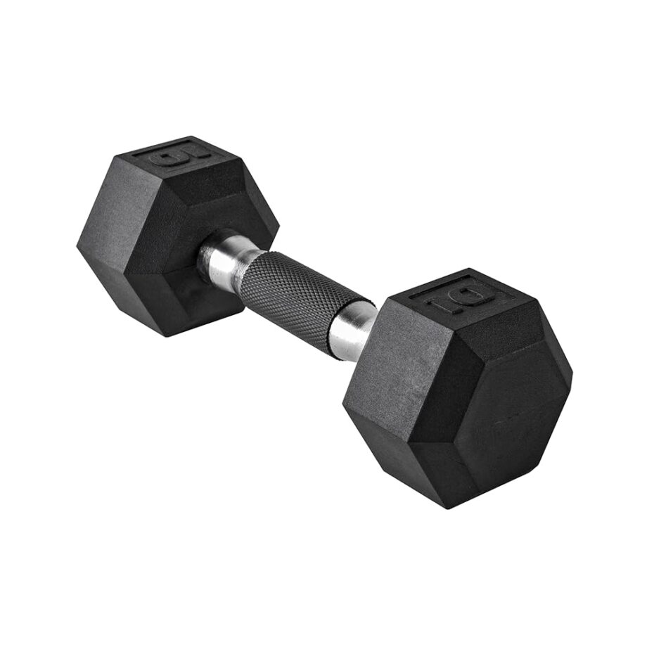 CAP Barbell 50 lbs Coated Dumbbell Set with Comfort handle, 10LBx2, 15lbx2