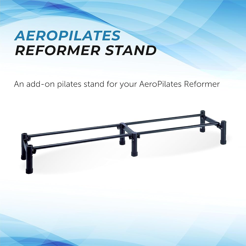 AeroPilates Reformer Stand - Add-on Pilates Accessories for AeroPilates Reformers - Pilates Workout for Home Gym Workout