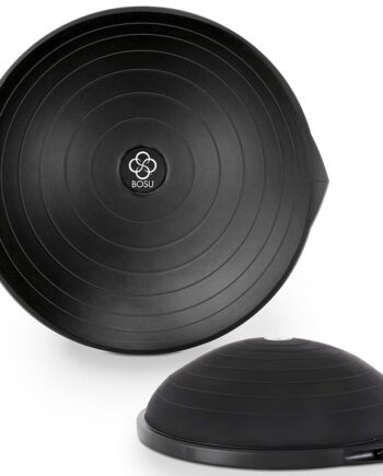 BOSU Pro Balance Trainer, Training Equipment, 65 cm Diameter, 350 lb Capacity - Burst-Resistant Stability Exercise Tool w/ Non-Slip Base, Includes Hand Pump, Commercial-Grade