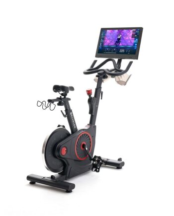 Echelon Smart Connect Fitness Bike, 30-Day Free Echelon Membership, Easy Storage, Small Spaces, Cushioned Seat, Solid, HIIT, Top Instructors, 32 Resistance Levels, Bluetooth, EX5S-22