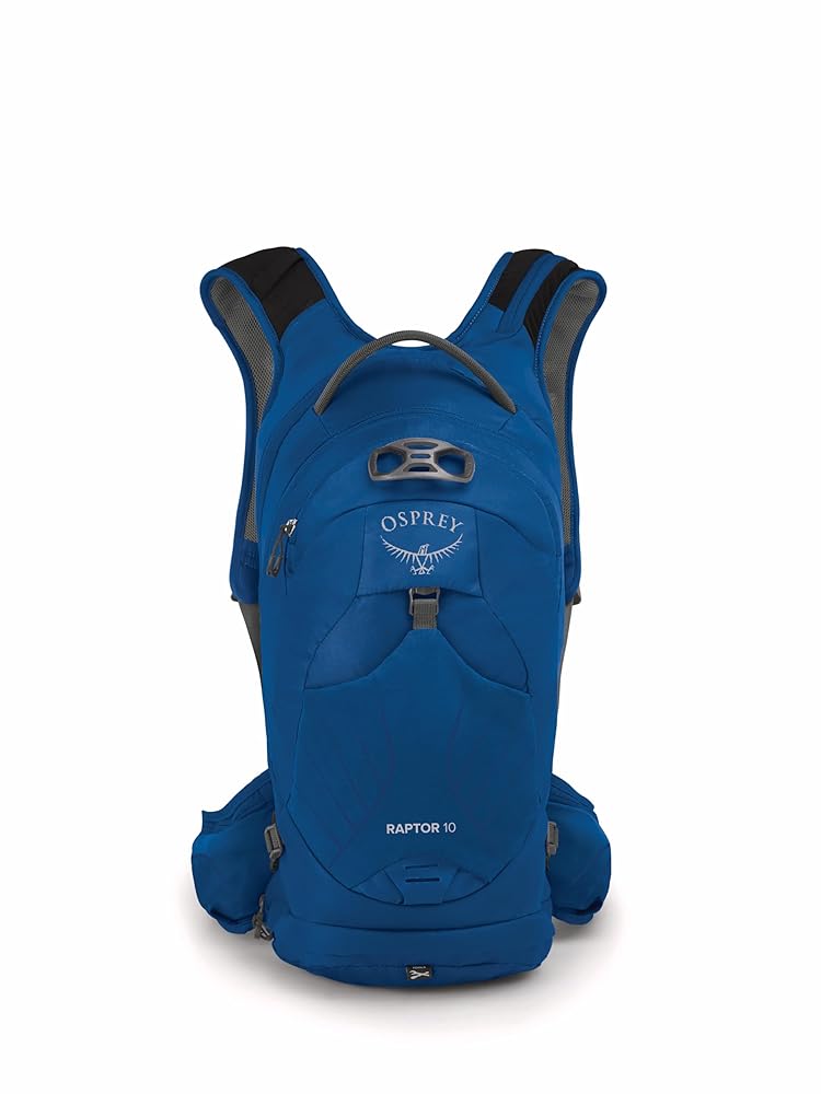 Osprey Raptor 10L Men's Biking Backpack with Hydraulics Reservoir, Postal Blue