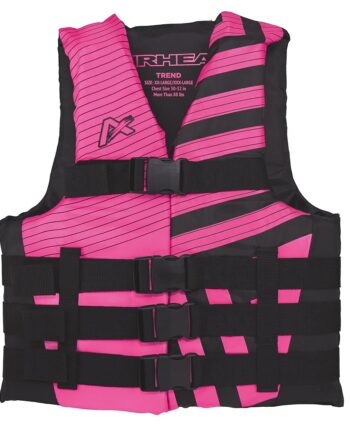 Airhead Women’s Trend Life Jacket, Coast Guard Approved, 2X-Large/3X-Large, Pink