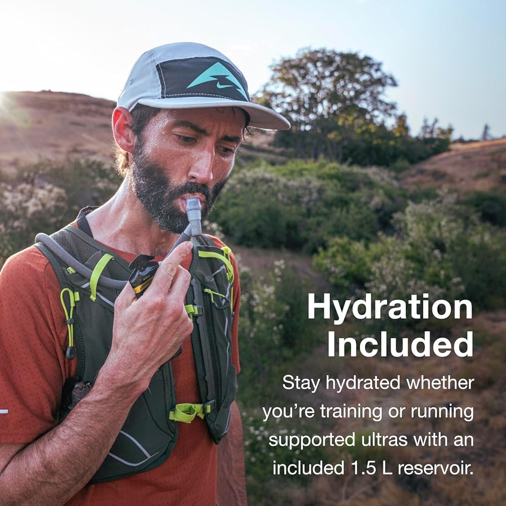 Osprey Duro 1.5L Men's Running Hydration Vest with Hydraulics Reservoir, Phantom Grey/Toffee Orange, Large