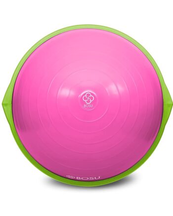 Bosu 72-10850 Home Gym Equipment The Original Balance Trainer 65 cm Diameter, Pink and Lime Green