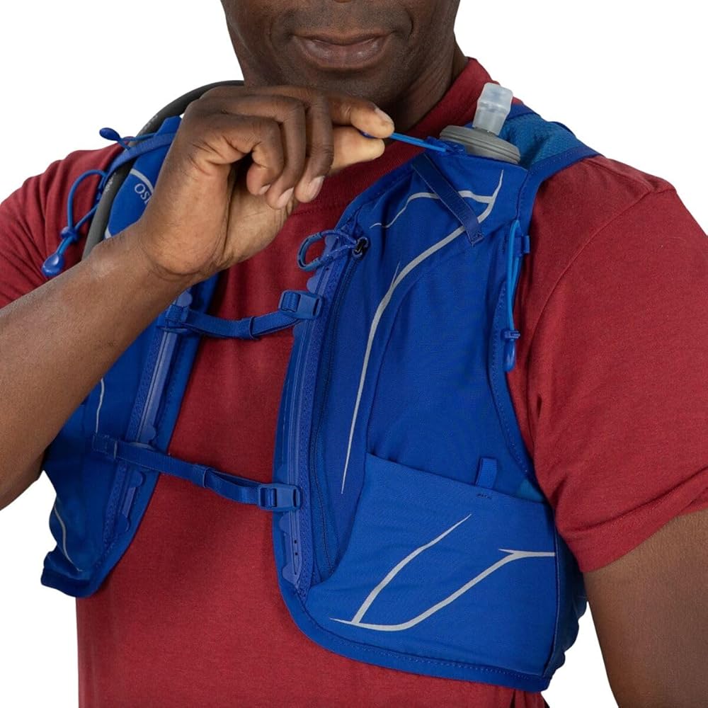 Osprey Duro 1.5L Men's Running Hydration Vest with Hydraulics Reservoir, Blue Sky, Medium