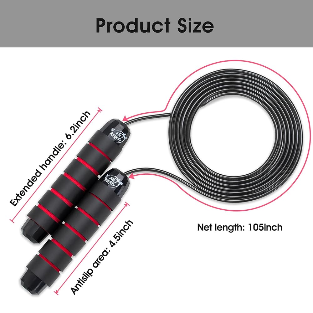 Fit Simplify Skipping Rope with Ball Bearings