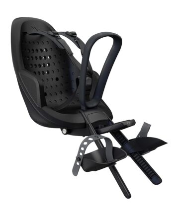 Thule Yepp 2 Mini - Front Mounted Child Bike seat - Shock-Absorbing Foam seat - Adjustable footrests & footstraps - Easy mounting System - Adjustable 5 Point Harness System