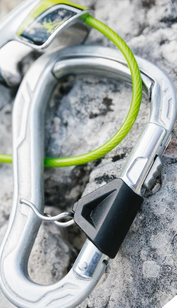EDELRID HMS Bulletproof Locking Carabiner - Non-Anodized Belay FG Eco