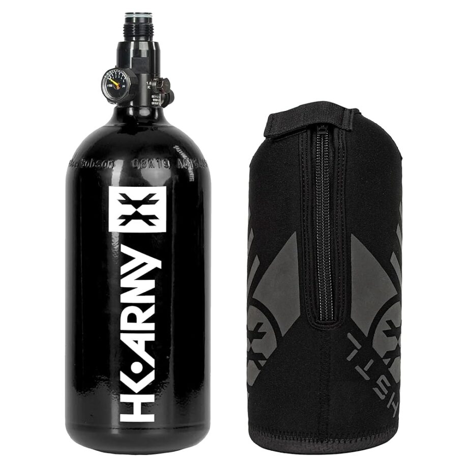 HK Army 48ci/3000psi Aluminum HPA Tank w/Neoprene Padded Cover - Black