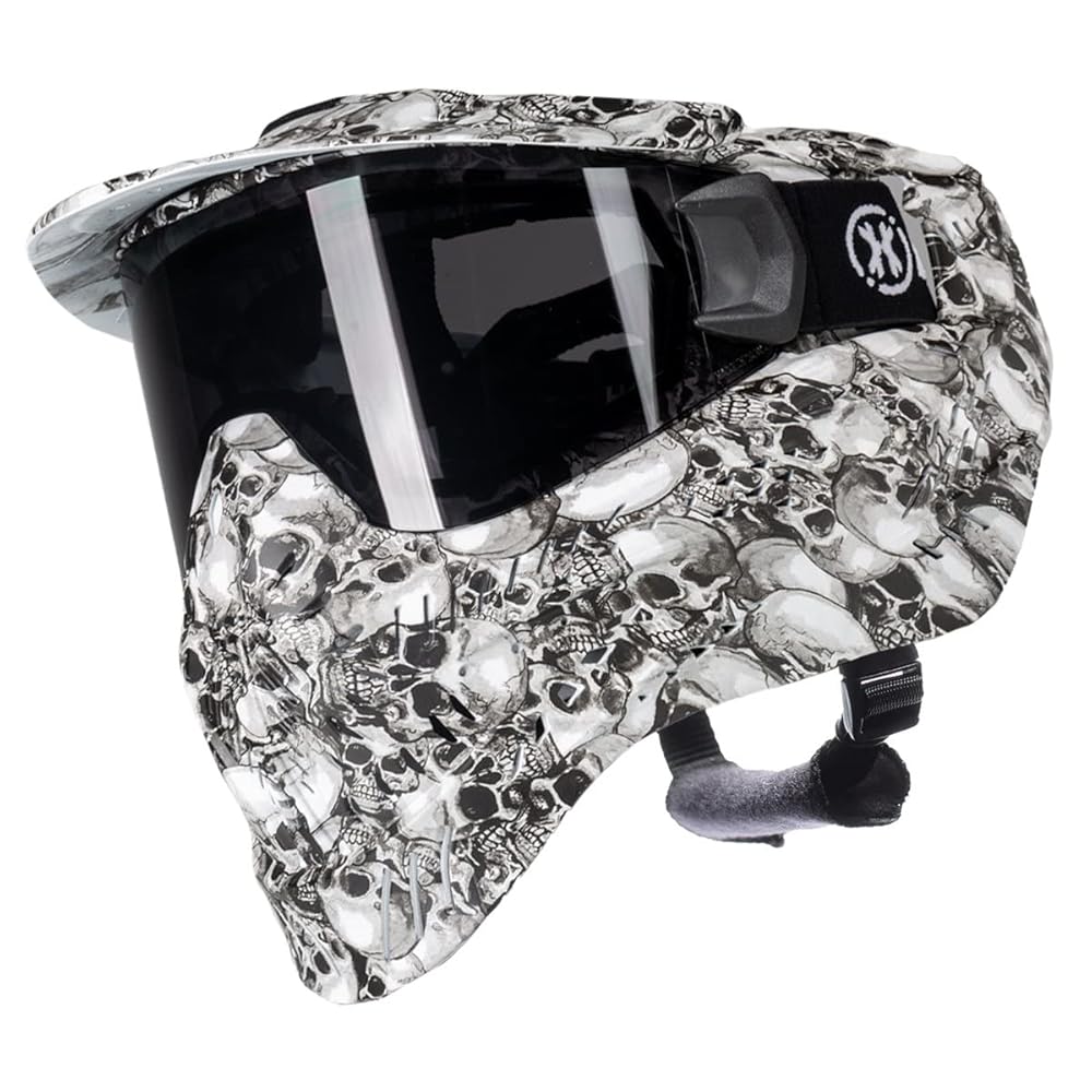 HK Army HSTL Goggle Paintball Airsoft Mask with Anti Fog Thermal Lens (Skull/Smoke Lens)