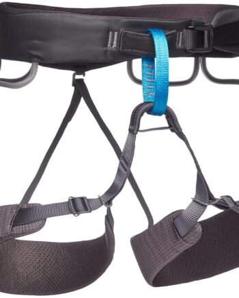 BLACK DIAMOND Men’s Momentum Rock Climbing Harness | Adjustable Waist & Leg Loops | Dual Core Construction | Lightweight Comfort | Anth | Extra Small