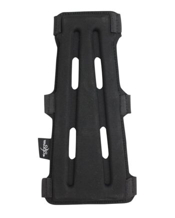 SAS 8" Armguard Archery Bow Range with 3-Strap Buckles (Black)