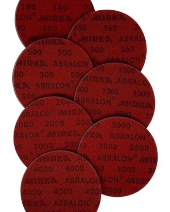 Ebonite Bowling Ball Resurfacing Kit (Set of 7 Abralon Pads)