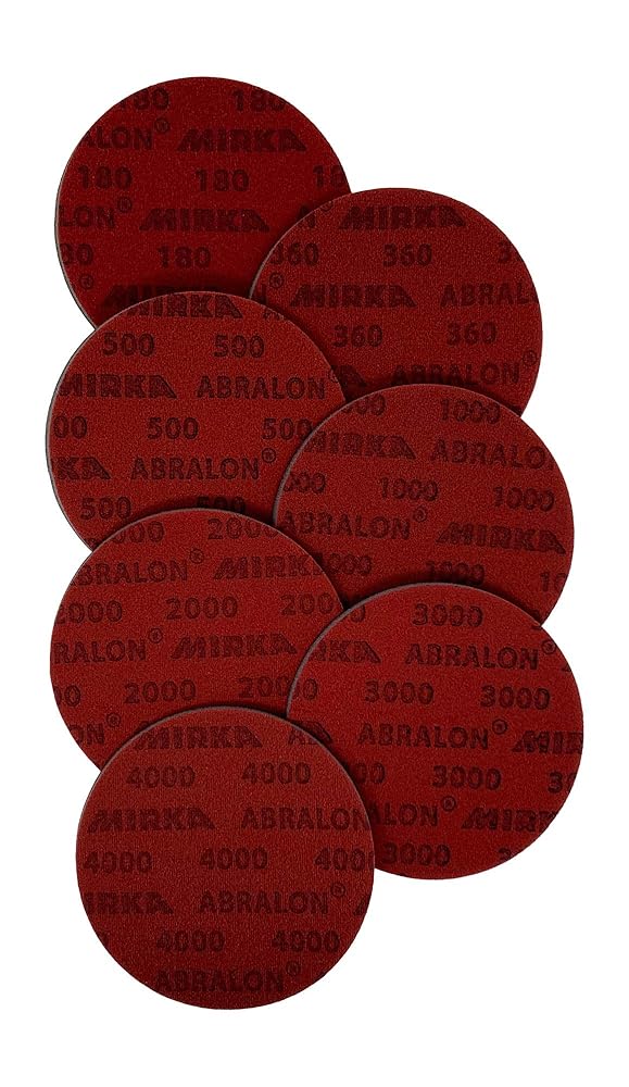 Ebonite Bowling Ball Resurfacing Kit (Set of 7 Abralon Pads)