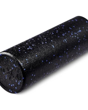 Yes4All High Density Foam Roller for Back, Variety of Sizes & Colors for Yoga, Pilates - Blue Speckled - 18 Inches