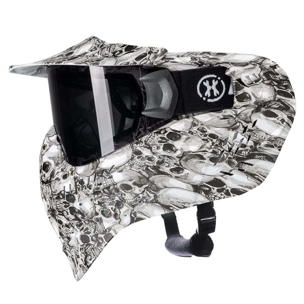 HK Army HSTL Goggle Paintball Airsoft Mask with Anti Fog Thermal Lens (Skull/Smoke Lens)