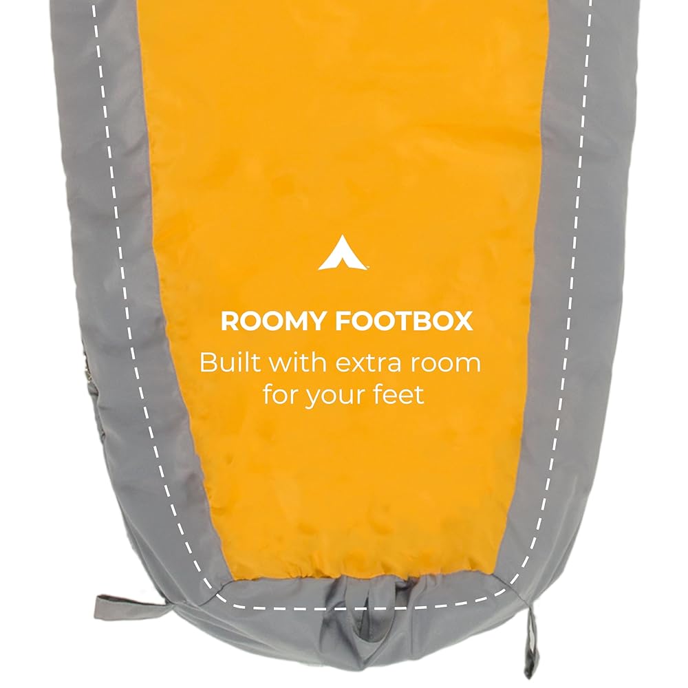 TETON Sports Trailhead, 20 Degree Sleeping Bag; Lightweight, Warm Mummy Sleeping Bag, Camping, Backpacking, Hiking