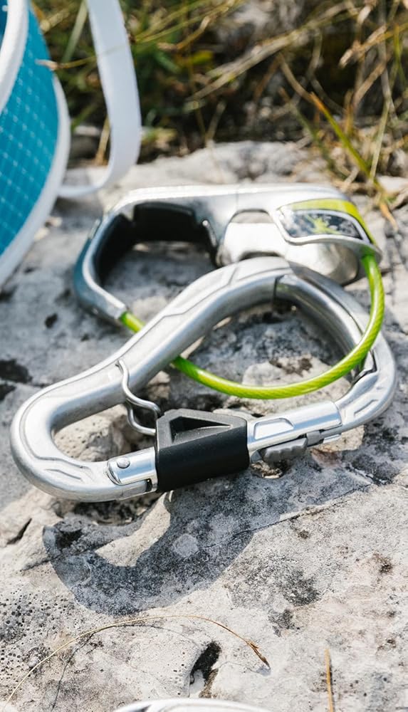 EDELRID HMS Bulletproof Locking Carabiner - Non-Anodized Belay FG Eco