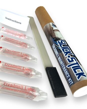TreadLife Fitness Slick-Stick 5 Treadmill Maintenance Kit | 5X Applications of Treadmill Lubricant for Belt | 100% Silicone Lube | 15" Heavy Duty Applicator | Directions Included