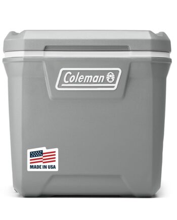 Coleman Classic Series Insulated Portable Rolling Cooler with Wheels, Leak-Resistant Outdoor Hard Cooler Keeps Ice up to 5 Days, 65-Quart