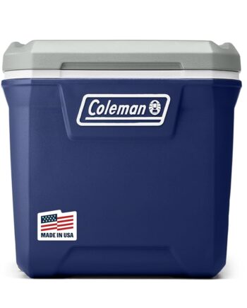 Coleman Classic Series Insulated Portable Rolling Cooler with Wheels, Leak-Resistant Outdoor Hard Cooler Keeps Ice up to 5 Days, 65-Quart