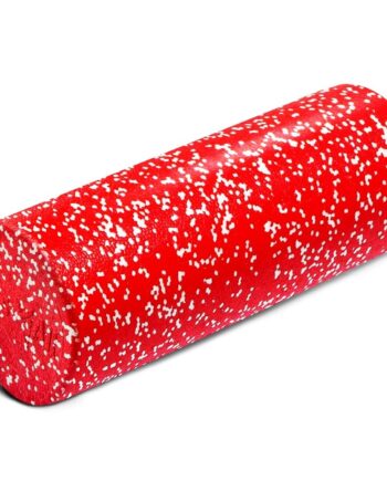 Yes4All High Density Foam Roller for Back, Variety of Sizes & Colors for Yoga, Pilates - Red Snow - 18 Inches