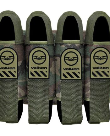 Valken Alpha 4 Pod Paintball Harness (Green Camo)