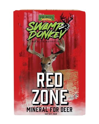 Primos Hunting Swamp Donkey Red Zone Brick - Mineral for Deer - 4 Pound Brick