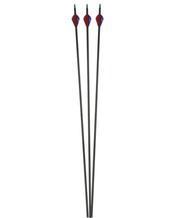 SAS 30" 350 Carbon Arrows with 2" Vanes - 12/Pack for Archery Bows (2" VaneTec Vanes)