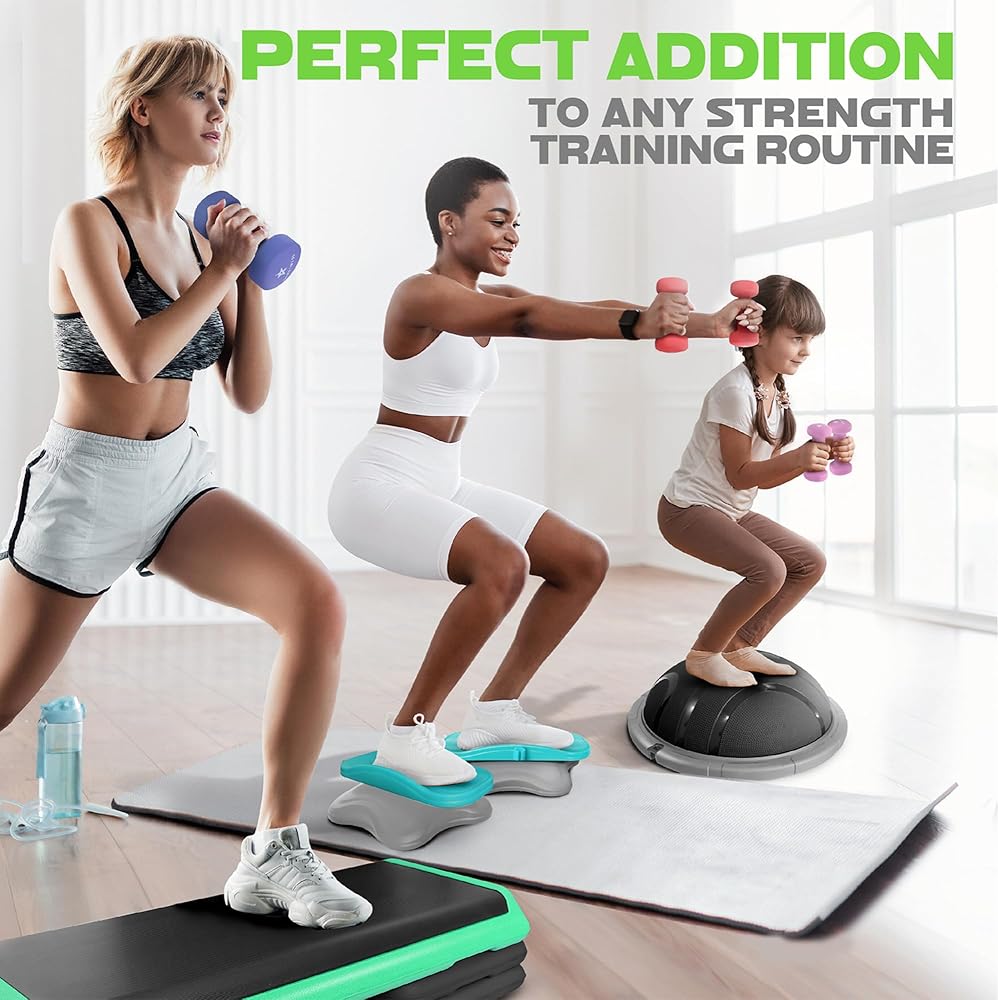 Yes4All 3 lbs Dumbbells Neoprene with Non Slip Grip – Great for Total Body Workout – Total Weight: 6 lbs (Set of 2)