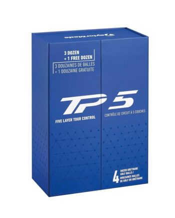 TaylorMade Golf 2024 TP5 Golf Balls 3+1 Box Four Dozen