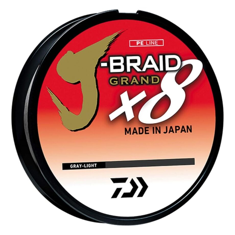 Daiwa J-BRAID GRAND 8X 300YDS FILLER SPOOL GRAY LIGHT