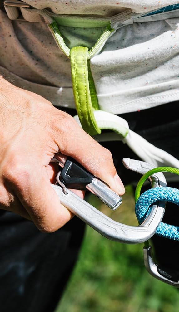 EDELRID HMS Bulletproof Locking Carabiner - Non-Anodized Belay FG Eco