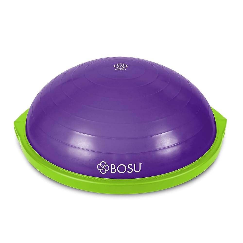Bosu 72-10850 Home Gym Equipment The Original Balance Trainer 65 cm Diameter, Purple and Green