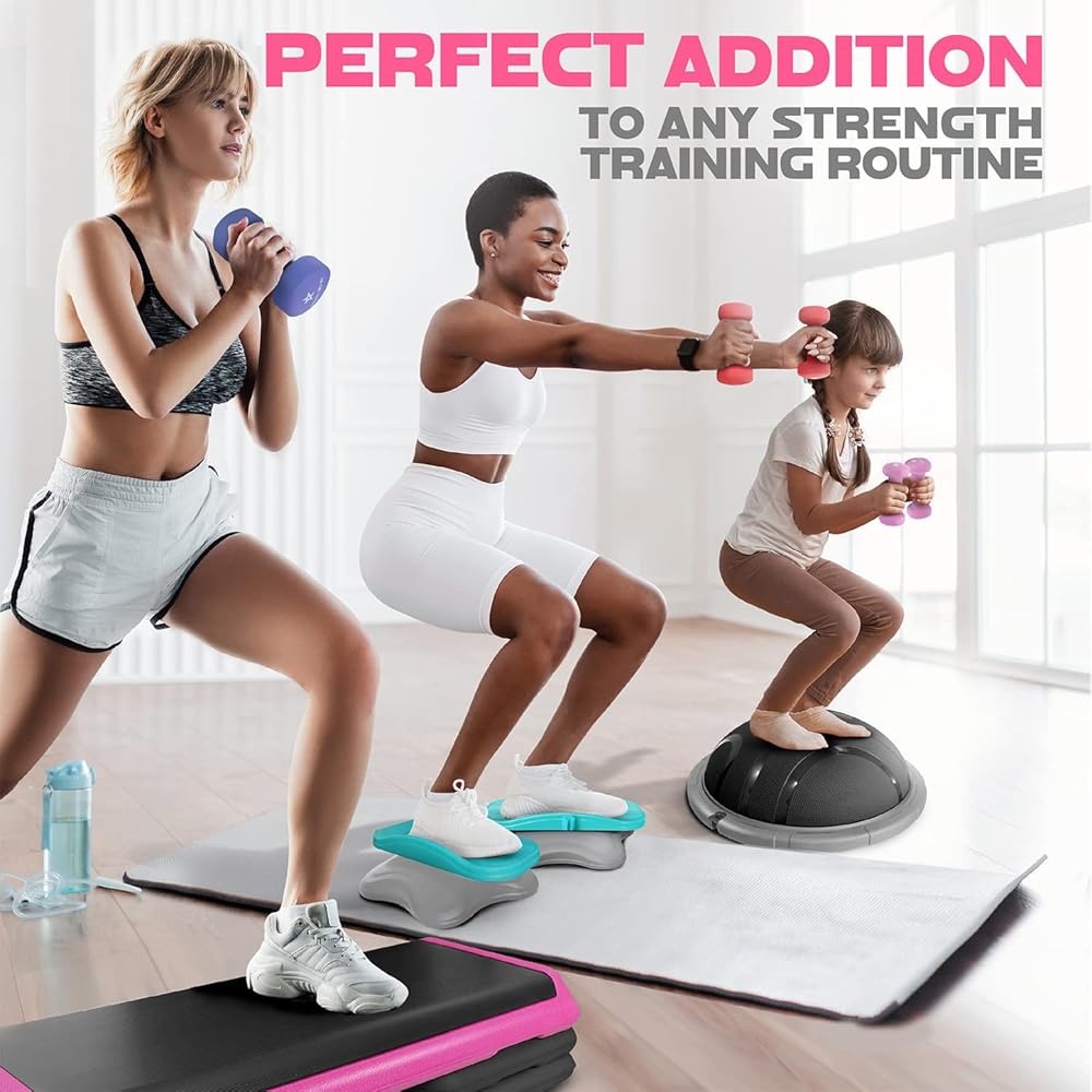 Yes4All Non-Slip, Hexagon Neoprene Dumbbells – 13lbs Neoprene Dumbbell Set for Muscle Toning, Strength Building, Weight Loss (Pink - Pair)