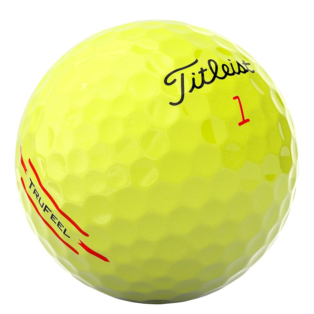 Titleist TruFeel Golf Balls, Yellow (One Dozen)