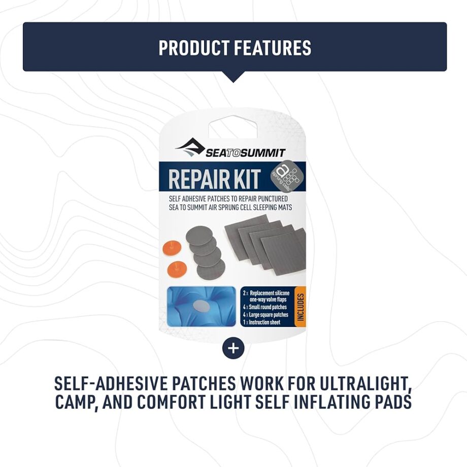 Sea to Summit Sleeping Mat Repair Kit for Air Mattresses, 2-Pack