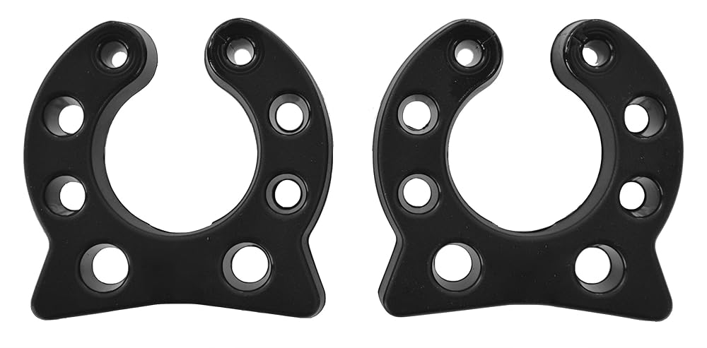 AIRHEAD 4' Bungee Dockline and SuperStick Urethane Pole Storage Clips, 5/8" - 3/4", Black, 2 Pack