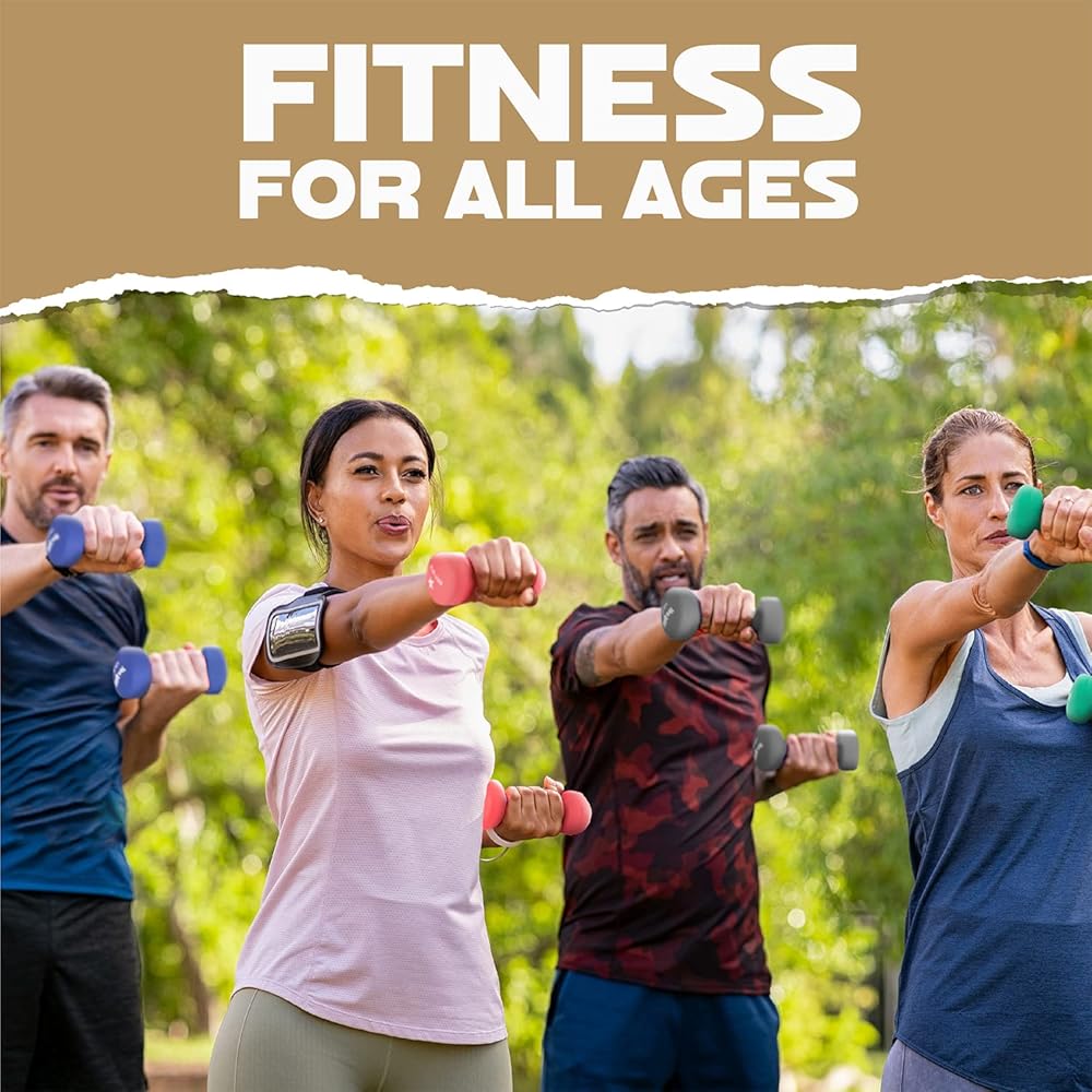 Yes4All Non-Slip, Hexagon Neoprene Dumbbells – 7lbs Neoprene Dumbbell Set for Muscle Toning, Strength Building, Weight Loss (Charcoal Gray - Pair)