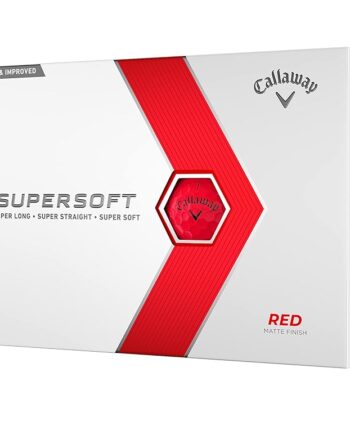 Callaway Golf Supersoft Golf Balls (2023 Version, Red)