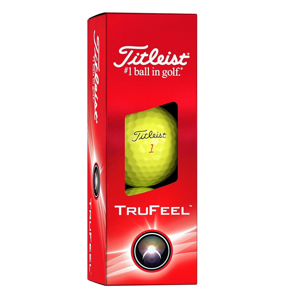 Titleist TruFeel Golf Balls, Yellow (One Dozen)