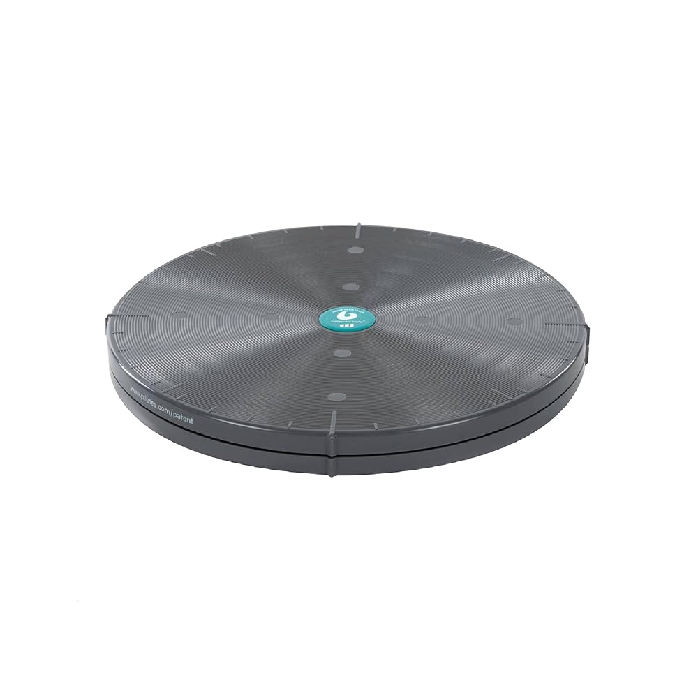 Balanced Body Precision Rotator Disc Pilates Workout Equipment, Ab Twister Board, Rotating-Disc Twist Workout Board for Pilates Exercise for Home Gym or Studio Use, No Resistance, 12 in