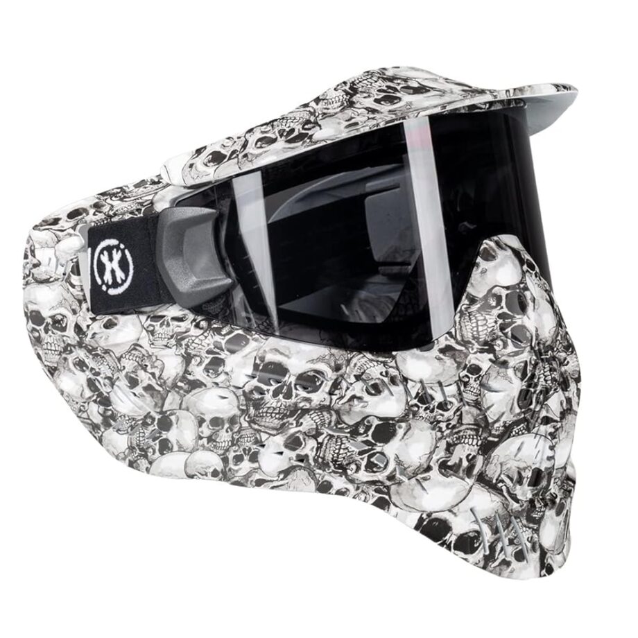 HK Army HSTL Goggle Paintball Airsoft Mask with Anti Fog Thermal Lens (Skull/Smoke Lens)