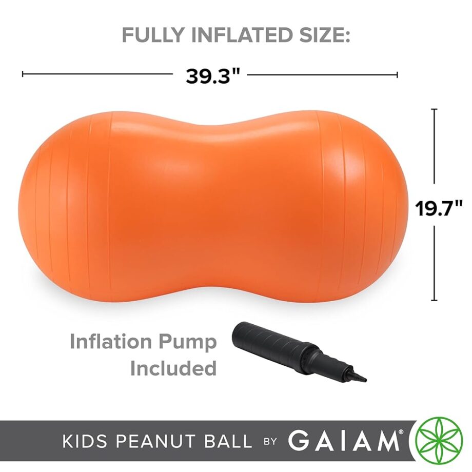 Active Seat Peanut Shaped Bounce Desk Chair , Exercise Yoga Balance Sitting Ball, Flexible Seating, Wiggle Seat for Boys and Girls