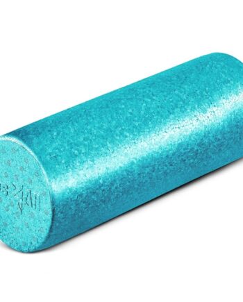 Yes4All High Density Foam Roller for Back, Variety of Sizes & Colors for Yoga, Pilates - Turquoise - 18 Inches